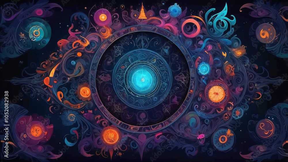 abstract fractal background abstract fractal background