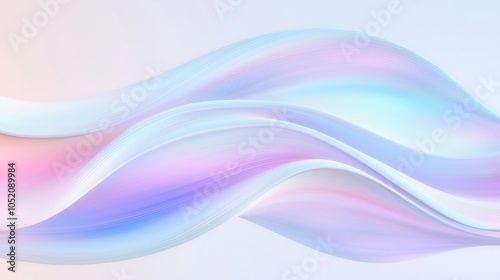 Wallpaper Mural Exploring graceful fluidity a dreamy wave of soft pastel colors and whimsical patterns in abstract design aesthetics Torontodigital.ca