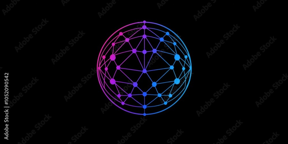 A sleek, modern logo featuring a globe with interconnected lines and nodes, representing a global digital network. A sleek, modern logo featuring a globe with interconnected lines and nodes, representing a global digital network.