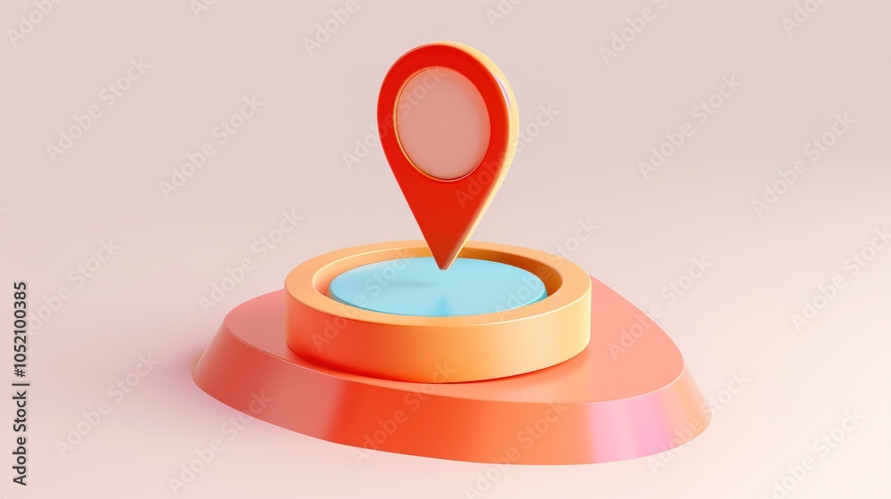 A 3D Icon on a White Background Image - a modern and eye-catching visual. The 3D icon on a white background image creates a sleek and prominent digital scene. It stands out vividly, adding a touch of 