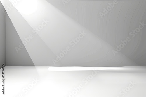 Wallpaper Mural Spotlight Creating Strong Contrast on Sharply Defined Surfaces. Torontodigital.ca