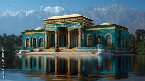 Ancient Temple by the Lake ...