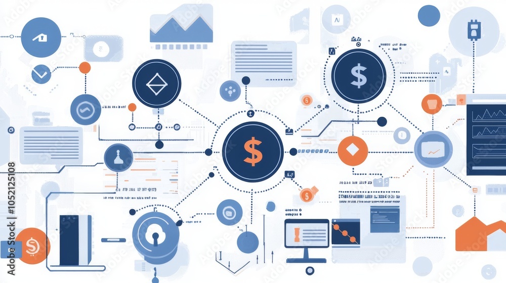 Smart contracts in blockchain finance Visual representation of smart contracts in a blockchain network with digital agreements and encrypted transactions Smart contracts in blockchain finance Visual representation of smart contracts in a blockchain network with digital agreements and encrypted transactions
