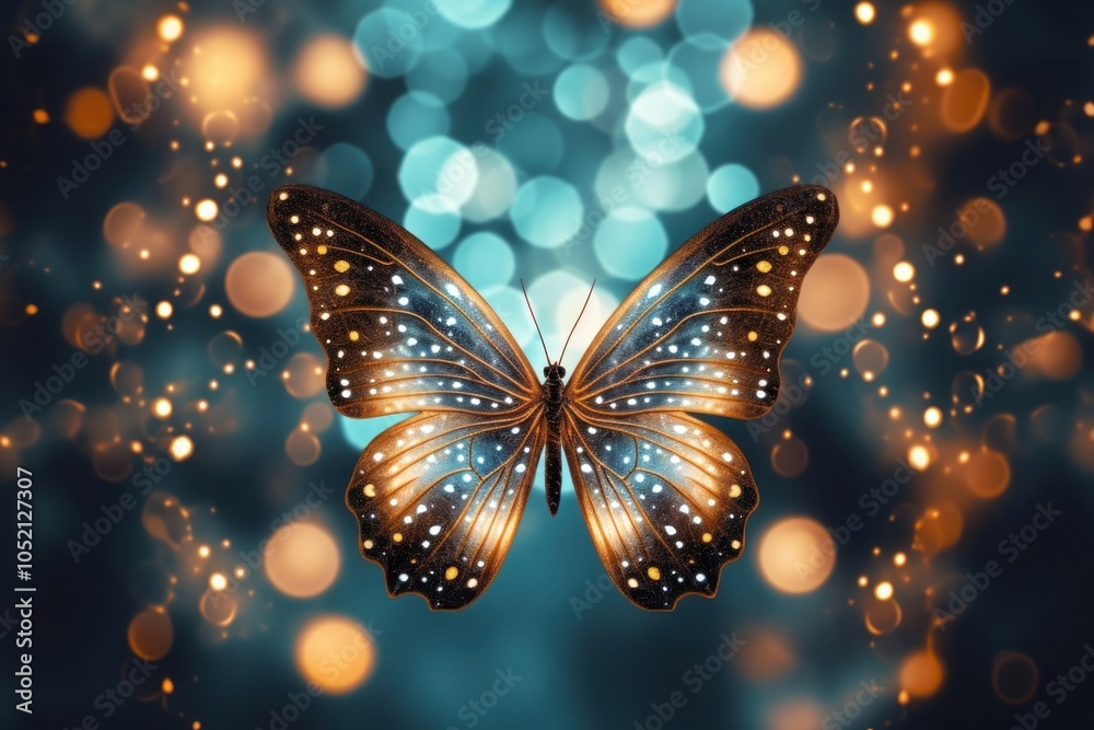 Pattern bokeh effect background butterfly animal insect. Pattern bokeh effect background butterfly animal insect.