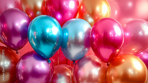 Shiny Balloons Background