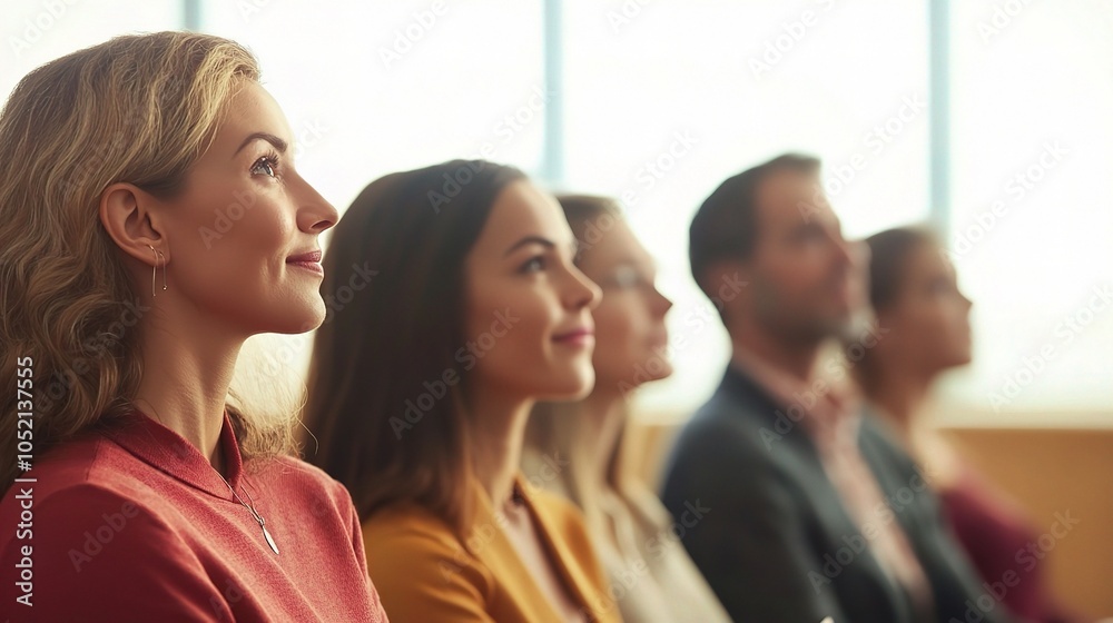 Attentive Audience in a Professional Setting Attentive Audience in a Professional Setting