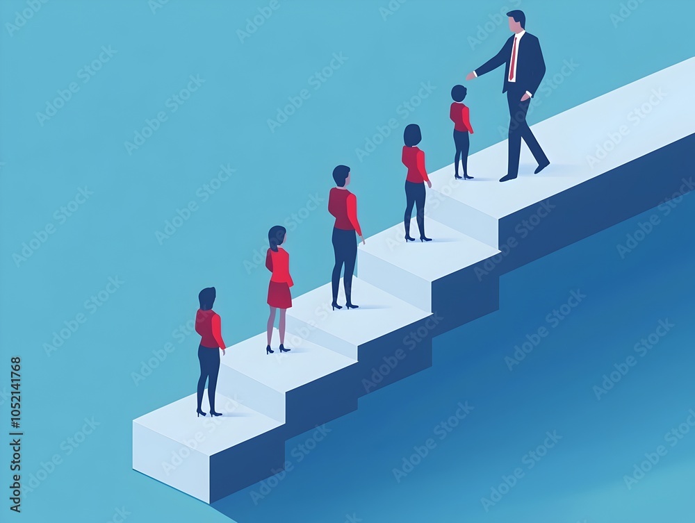 Mentor Guiding a Team of Junior Professionals Through a Complex Project Mentor Guiding a Team of Junior Professionals Through a Complex Project