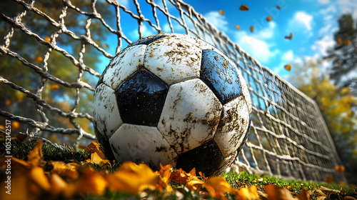 Soccer Ball in Net with Aut...