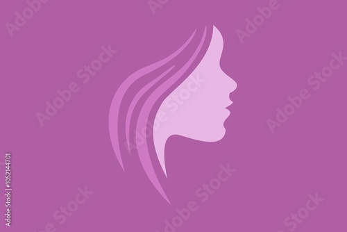 silhouette of a woman's