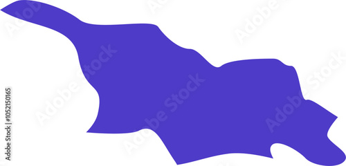 Map of Georgia highlighting the capital, Tbilisi