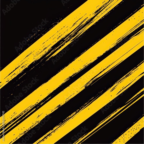 Yellow and black scratched