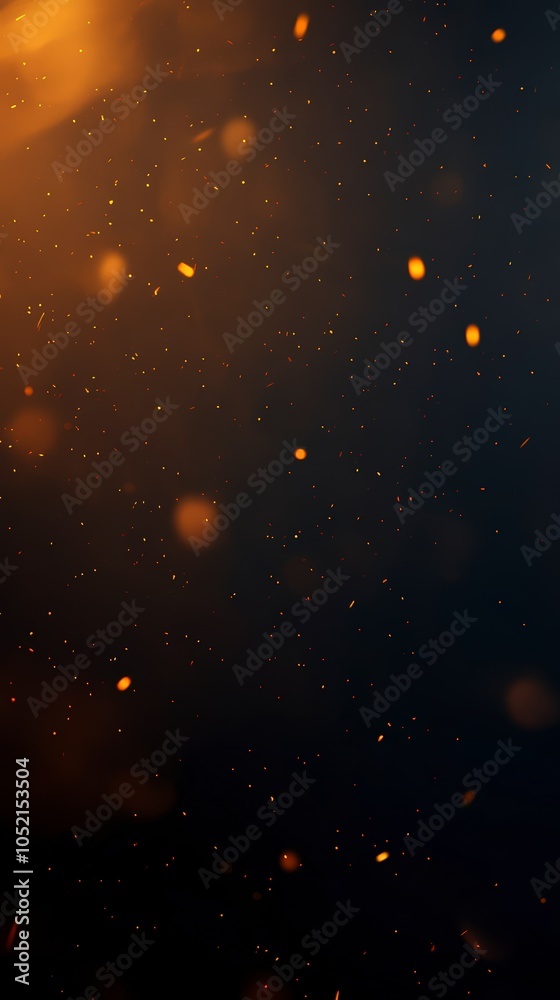 Fototapeta premium Warm Cinematic Bokeh with Soft Glow