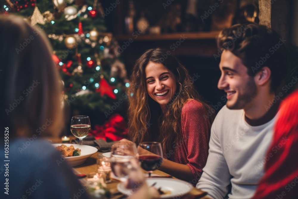 Celebration christmas laughing smiling. Celebration christmas laughing smiling.