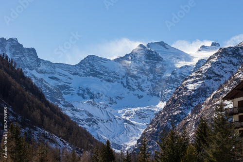 Punta di Ceresole (Gran Paradiso) dalla valle di Cogne