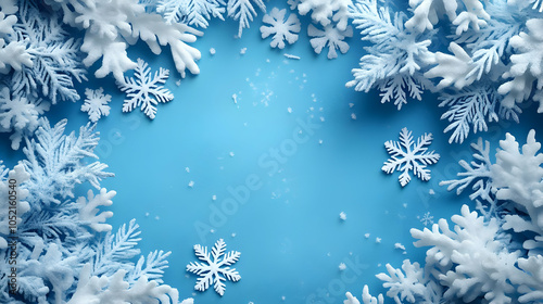 Blue Background with White ...