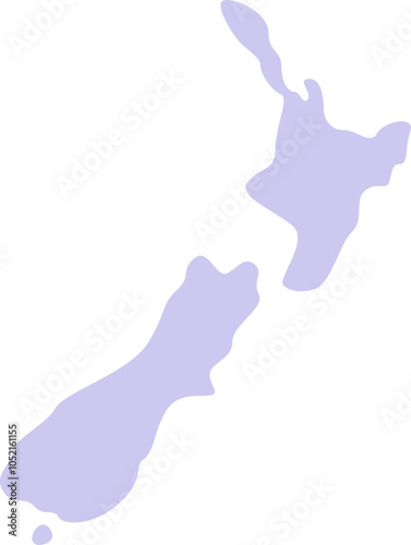 Map of New Zealand highlighting the capital, Wellington