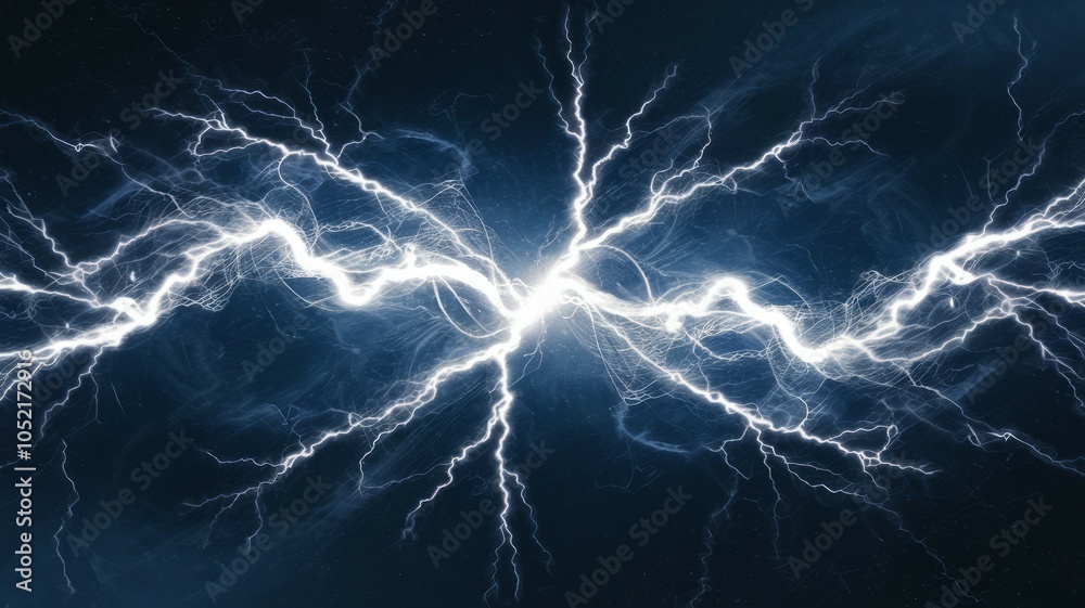 Electric storm power. Intense lightning energy clash; symbolizes raw power, nature's might, and untamed force. Electric storm power. Intense lightning energy clash; symbolizes raw power, nature's might, and untamed force.