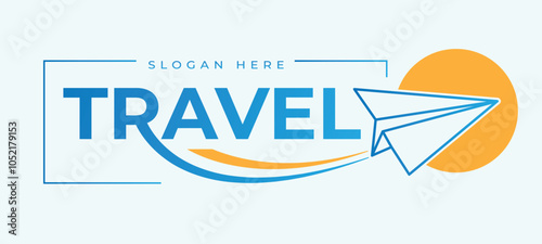 Travel logo. tour and travel agency logo design. template vector for your company or business
