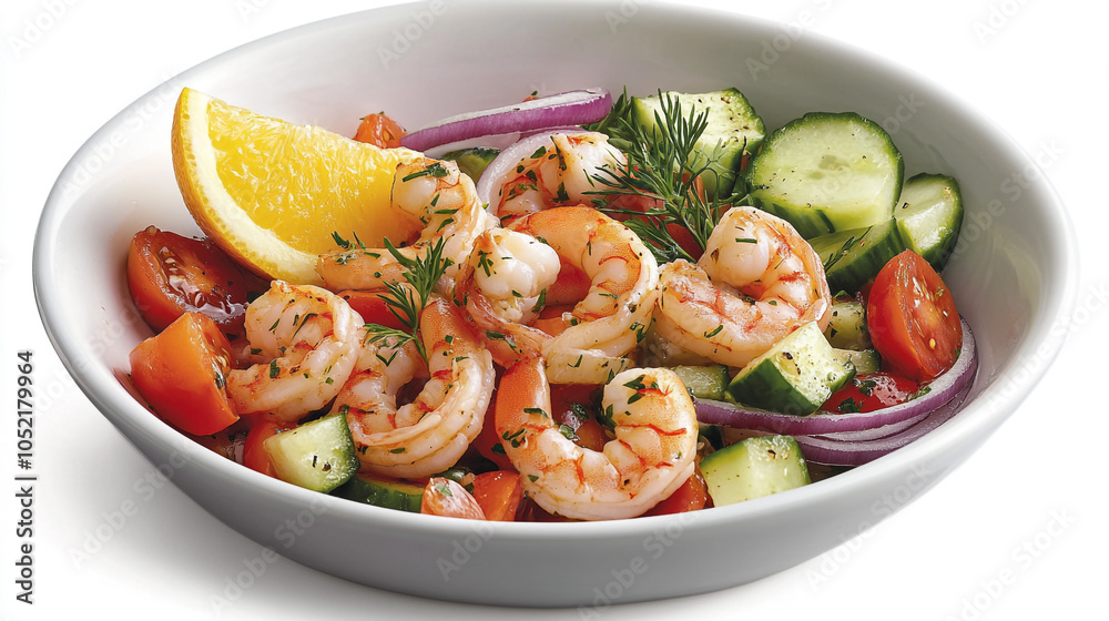 Fresh Shrimp Salad with Cucumber Tomato and Dill Fresh Shrimp Salad with Cucumber Tomato and Dill