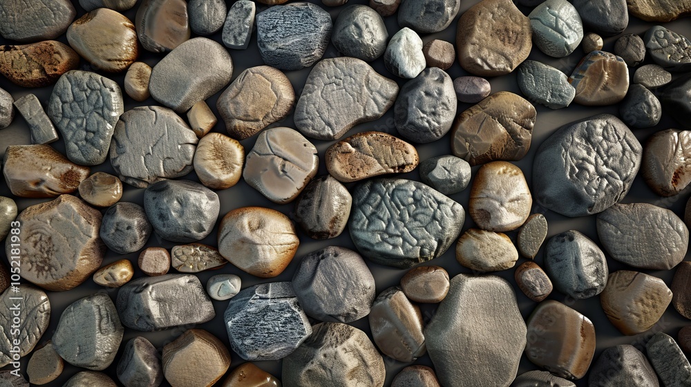 River rocks texture. Smooth river stones background image. Natural texture evokes tranquility and timelessness. River rocks texture. Smooth river stones background image. Natural texture evokes tranquility and timelessness.