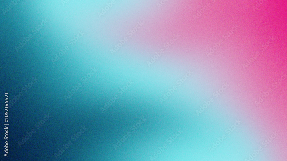Obraz premium A dynamic abstract gradient blending deep teal and vibrant pink with smooth transitions, creating a bold, modern visual with a calming yet energetic feel
