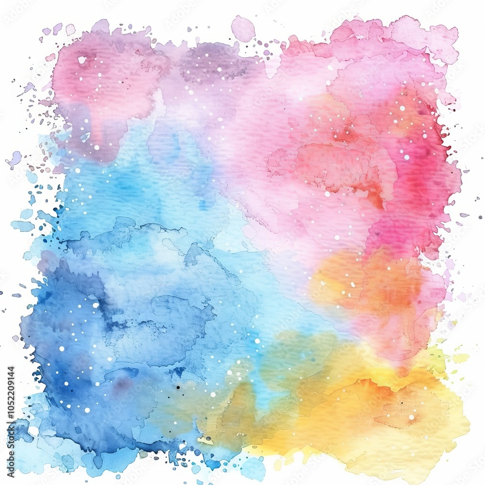 Obraz premium watercolor stains on white sheet.