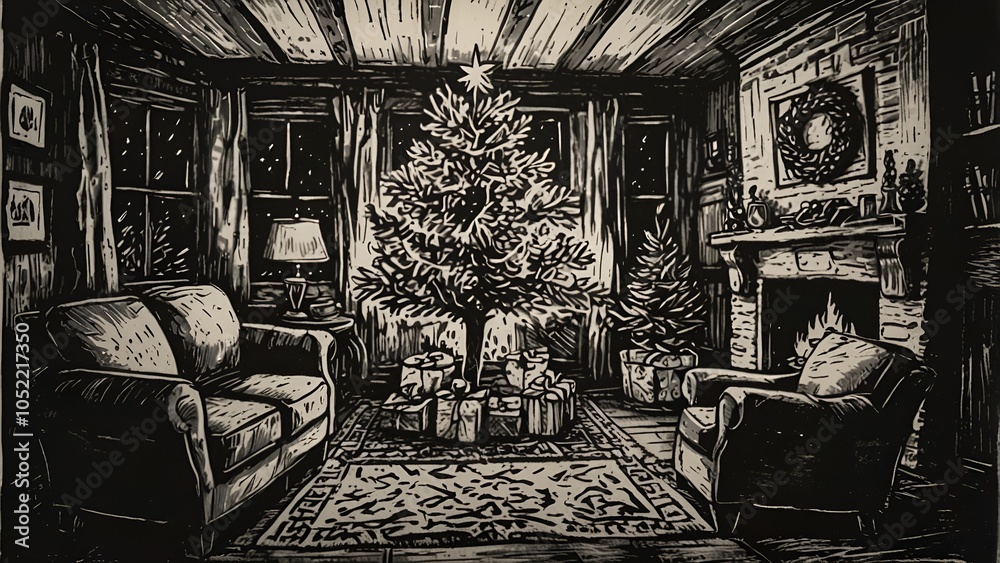 Fototapeta premium Warm Winter Night