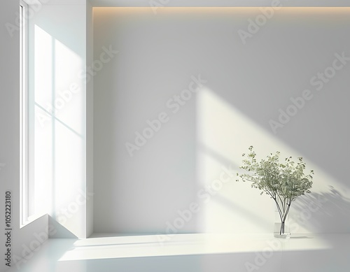 Minimalist Interior Plant Arrangement