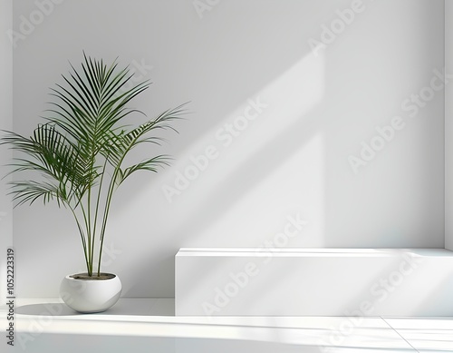 Minimalist Interior Plant Arrangement