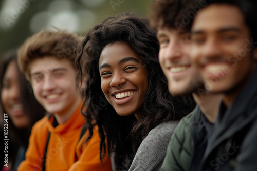 Happy young people
