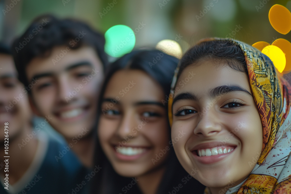 Fototapeta premium Happy young people