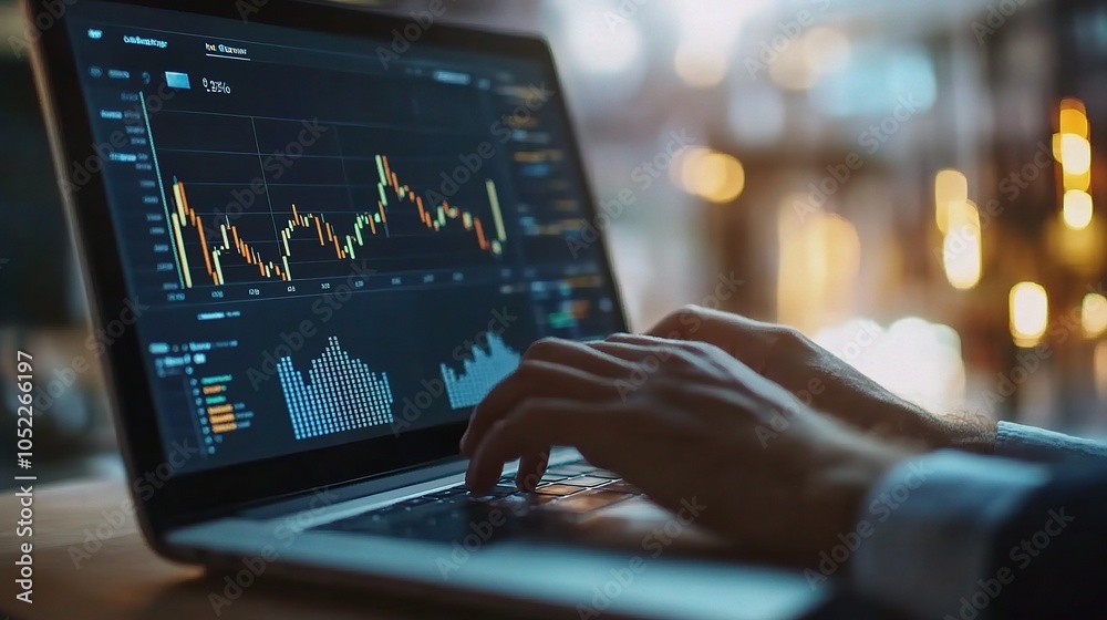 Fototapeta premium Business Analytics and Data Visualization Concept
