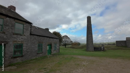 B-roll of Magpie Mine in the Derbyshire Peak District National Park. photo