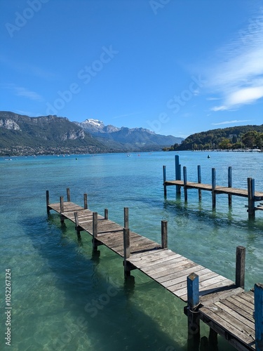 Lake front Annecy France