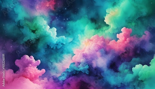 abstract background with clouds