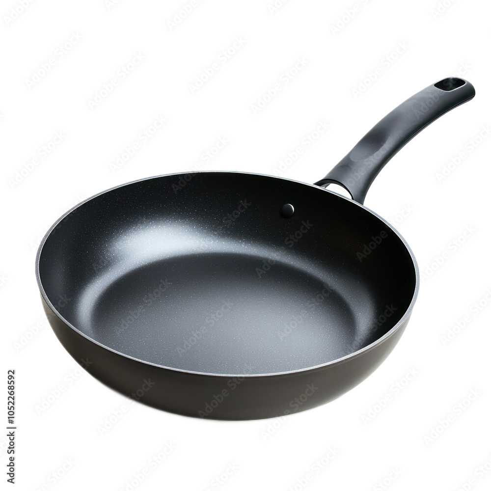 Non-stick frying pan with a handle. isolated on transparency background Non-stick frying pan with a handle. isolated on transparency background
