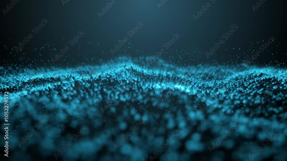 Abstract dotted wave background