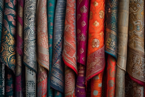 Colorful Textile Display