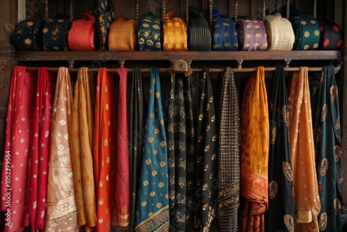 Colorful Textile Display