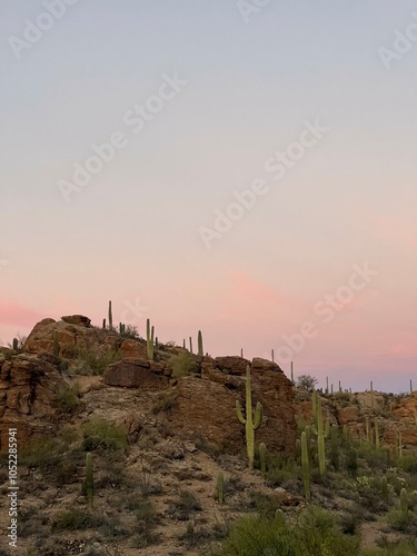 sunset in the mountains