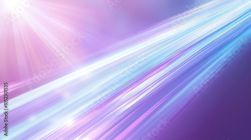 Abstract background with rays of light shining through vibrant colors