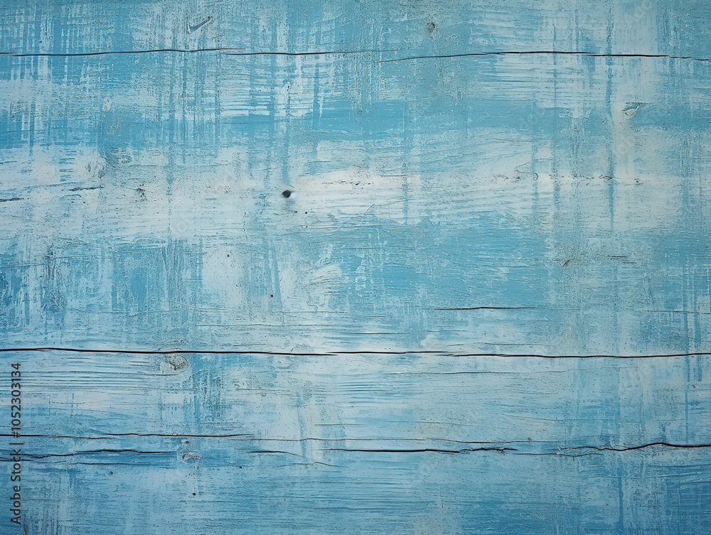 Naklejka premium Antique Christmas Background with Blue Wood Grunge Texture