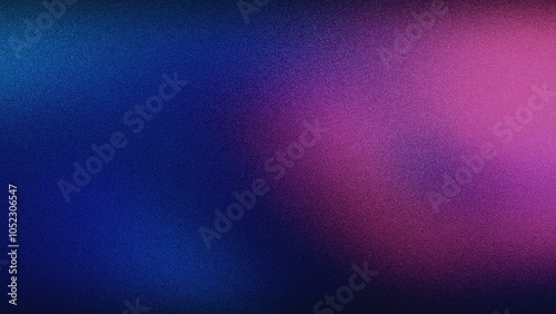 Deep Pink and Blue Gradient Texture Background with Soft Blending and Grainy Noise, Grainy Gradients Style, Vintage Noise, Abstract Background