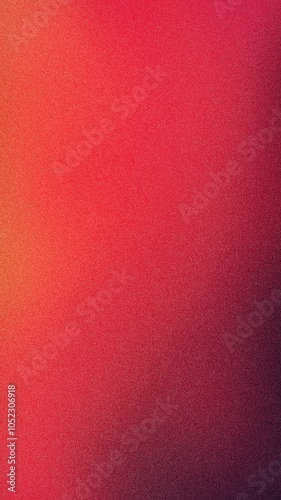 Deep Red Gradient with Grainy Texture and Vintage Noise Effect, Artistic Background in Minimalistic Abstract Style, Ideal for Contemporary Designs