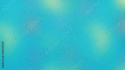 Soft Blue Gradient Background with Gentle Yellow Hues and Fine Grainy Texture, Grainy Gradients Style, Vintage Noise, Abstract Background