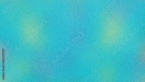 Soft Blue Gradient Background with Gentle Yellow Hues and Fine Grainy Texture, Grainy Gradients Style, Vintage Noise, Abstract Background