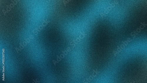 Deep Teal and Blue Abstract Gradient with Subtle Texture, Grainy gradients style, vintage noise, abstract background