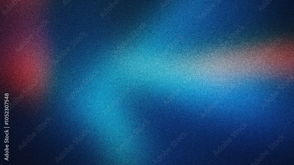 Dark Blue and Fiery Orange Gradient with Smooth Blend and Textured Grainy Noise, Grainy gradients style, vintage noise, abstract background