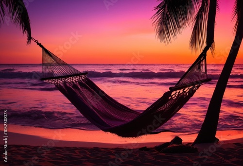 cozy beach sunset silhouette featuring relaxing spaces warm colors calm waves, setup, light, water, evening, nature, scene, weather, clouds, view, shore photo