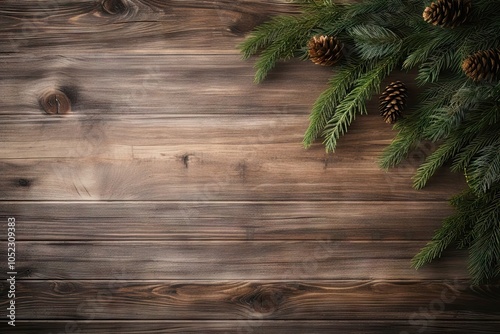 Fir branches wood backgrounds christmas.